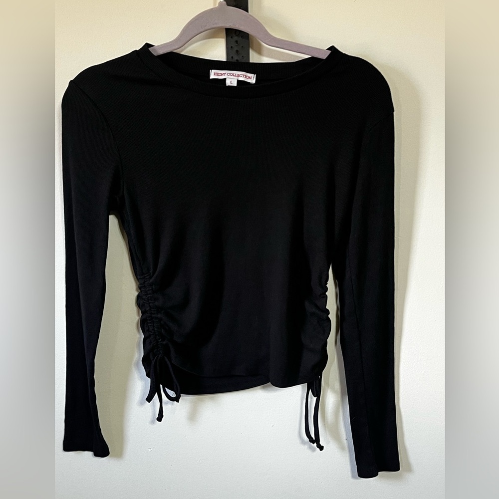 Heiny Collection Black Top Sz Large - Picture 2 of 8